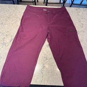 Eddie Bauer Women's Deep Purple capris.